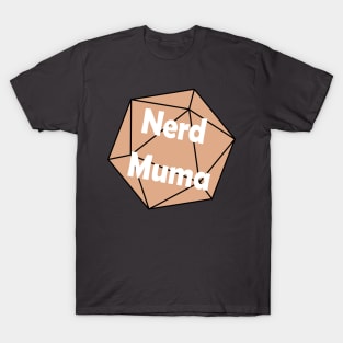 Nerd Muma Dice (orange) T-Shirt